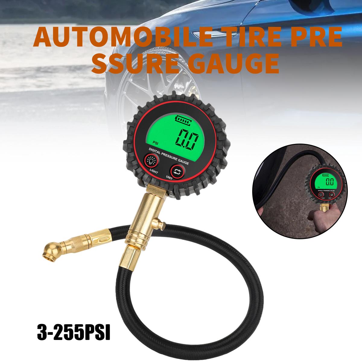 

Maijaibao цифровой точный манометр для шин 255PSI метр тестер для грузовика автомобиля велосипеда