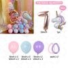 18Pcs Rainbow Unicorn Birthday Decoration Balloons Set Girl Pink Latex Balloon Birthday Supplies Baby Shower Air Globos