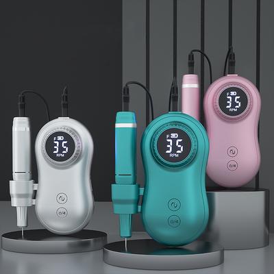 Mașină de Unghii 35000RPM Mașină de Manichiură Mașină Electrică de Frezat Unghii Pila Electrică pentru Unghii Afișaj LED Reîncărcabilă Pentru Toate Tipurile de Gel
