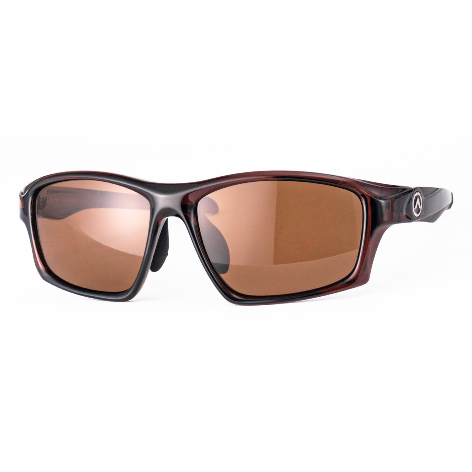 

Polarized Fit Clear A-Fit Sunglasses, Master, Brown/Polarized Brown, AF-809-C3-PBR