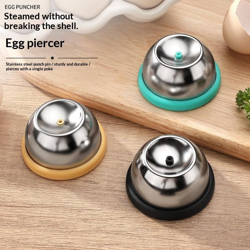 Stainless Steel Egg Puncher Sharp Rust-Resistant Pin No Mess Egg Piercer Tool for Home Kitchen Daily Cooking Breakfast