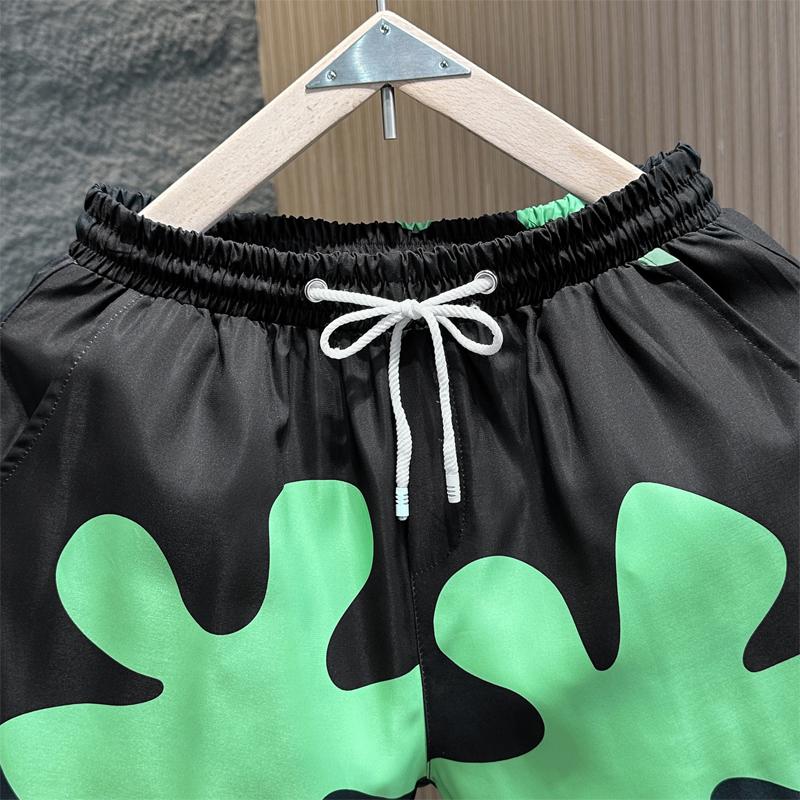 Plus Size M-7XL Casual Shorts Summer Men Clothes Elastic Waist Summer Shorts