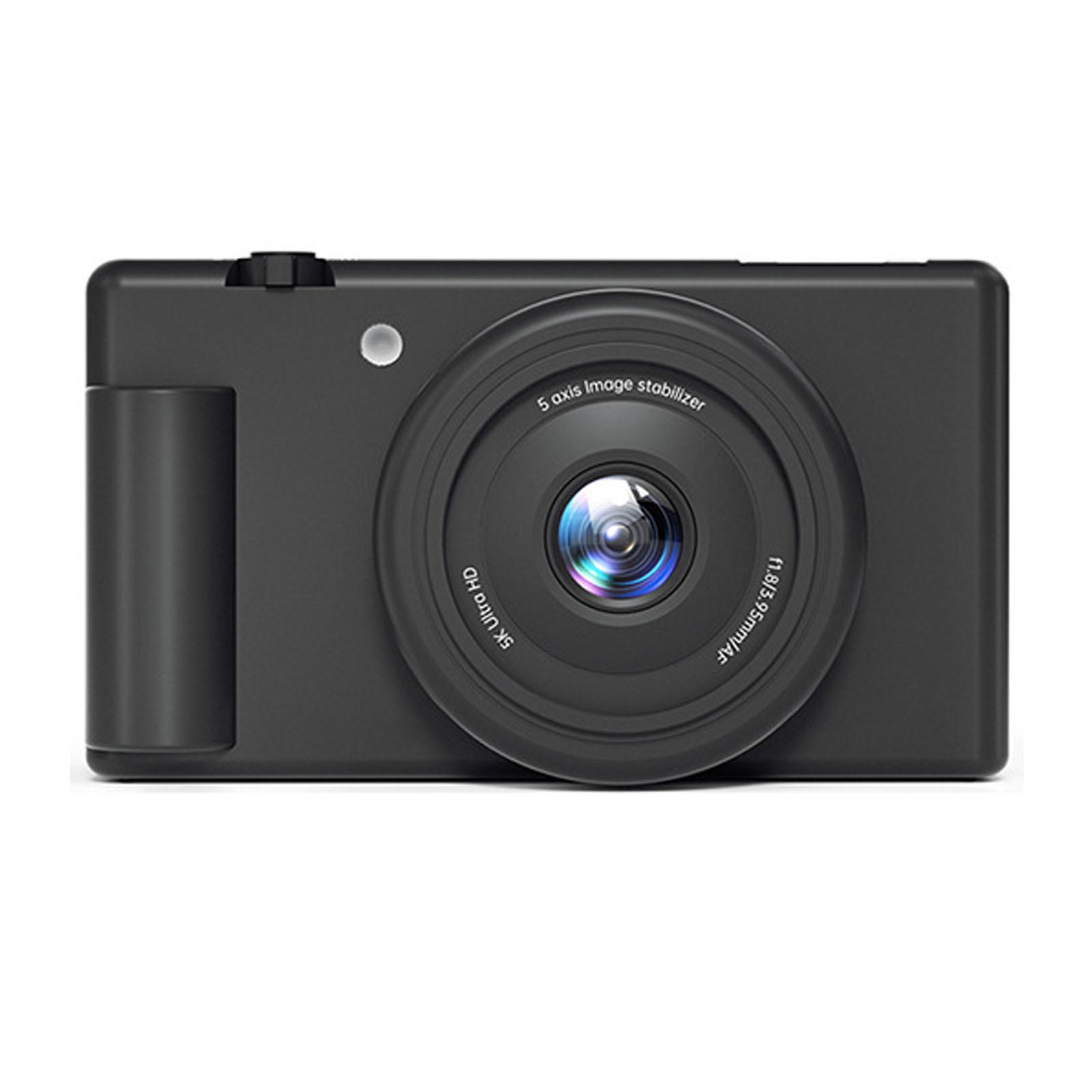 

5K Цифровий фотоапарат для фотографії 80 МП HD 18-кратний цифровий зум Бездзеркальний фотоапарат з 2,8-дюймовим поворотним екраном LED-спалах для чорний