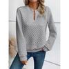 Women's Fashionable Sweatshirts Casual V Neck Pullover Tops