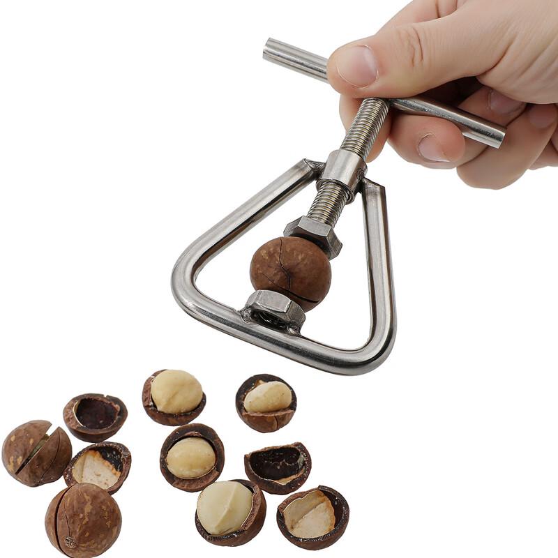Stainless Steel Macadamia Nut and Walnut Cracker