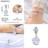 Winter Series Ski Polar Bear Snowman Charms Fit Original Bracelet DIY Jewelry Making Women Gift 100% 925 Silver