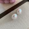 Elegant French Light Luxury Pearl Stud Earrings with S925 Silver Needle - Women's Versatile High-Class Accessory