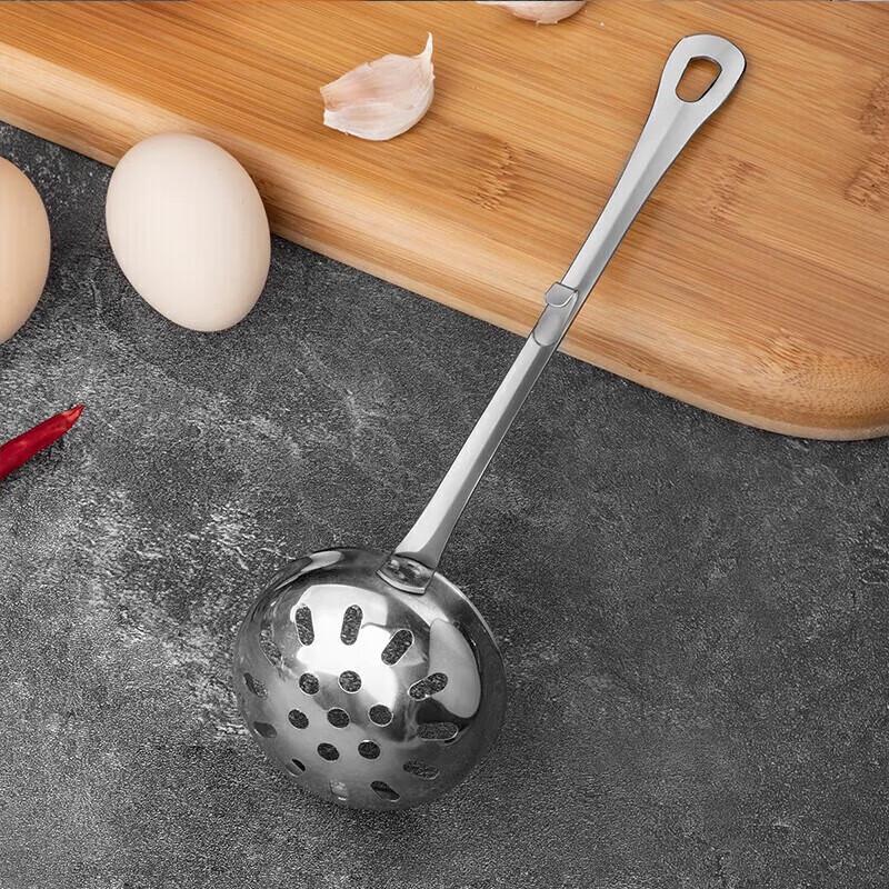 Maxcook Stainless Steel Hotpot Ladle & Slotted Spoon Set