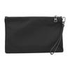 Prada Saffiano Emaille Dreieck Metall Logo Kosmetiktasche Herren Kosmetiktasche Schwarz 2NH006-064-F0002