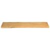 VidaXL Tabletop 110x40x2.5 Cm Live Edge Solid Mango Wood, Wooden Tabletop, Side Table Top, 370709
