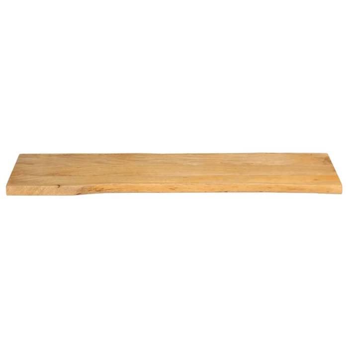 VidaXL Tabletop 110x40x2.5 Cm Live Edge Solid Mango Wood, Wooden Tabletop, Side Table Top, 370709