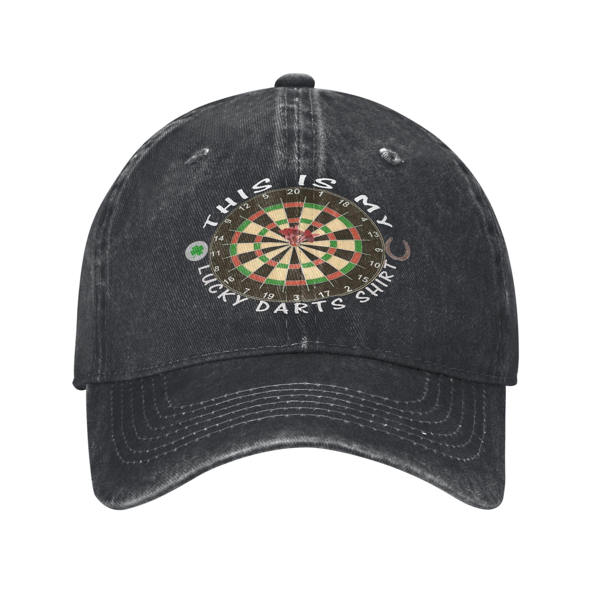 Кепка с козырьком Lucky Darts Унисекс Шляпы Женские Защита от солнца Snapback Кепки для дартса One Size