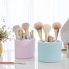 Toothbrush Holder Bathroom Organizer Countertop Stand Drainage Holes For Toothpaste Cup Razor Non Slip Plastic Keep Dry