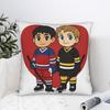 Shane Hollander & Ilya Rozanov Pillowcase Cushion Cover Decorative Heated Rivalry Throw Pillow Case Cover Home Zippered 40*40cm