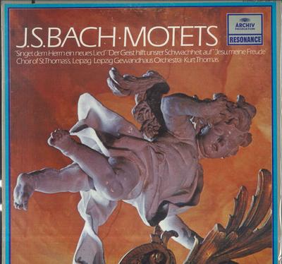 LP Record KURT THOMAS LEIPZIG GEWANDHAUSORCH  J S Bach Motets 254700910 ARCHIV PRODUCTI Germany Classical Used