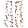 Eucalyptus Leaves Artificial Violet Flower Vine Multicolor Faux Flower  Wedding Ornament