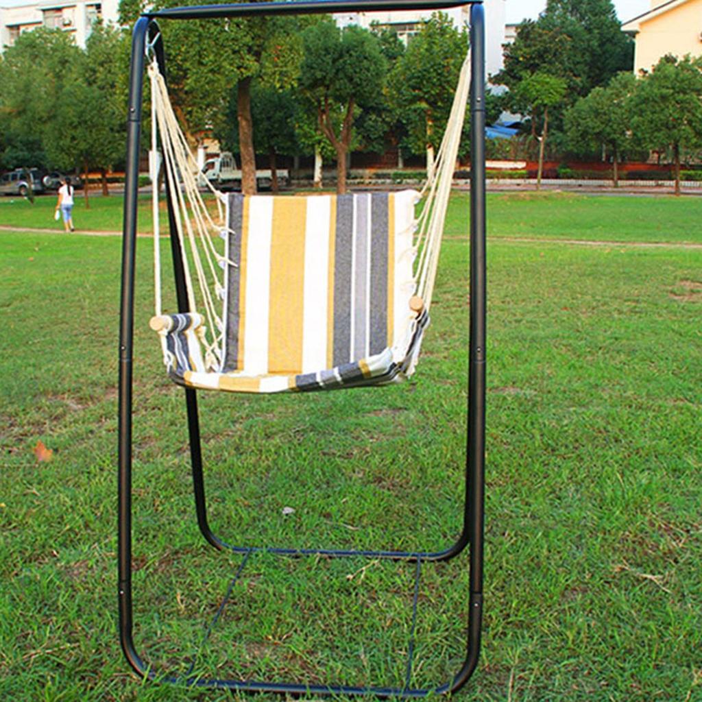 Hammock Stand Heavy Duty Metal Hammock Frame Capacity Fits Hammocks Hammock Rack Strong Load Bearing Anti-deformed Hammock Chair