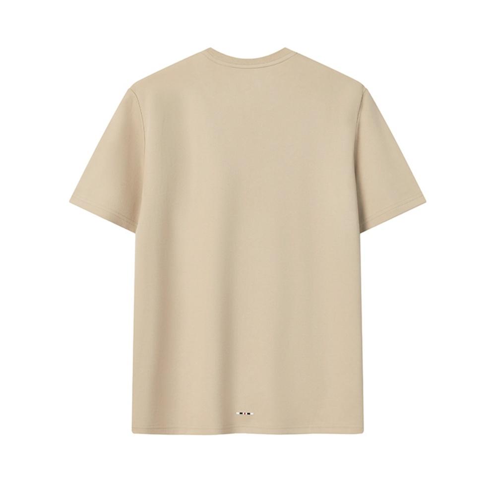 Fila Heritage Fashion Simple Classic Casual Versatile Comfortable Pullover Round Neck Short Sleeve T-Shirt Men Tops Camellia-Pink F11M618101FLK