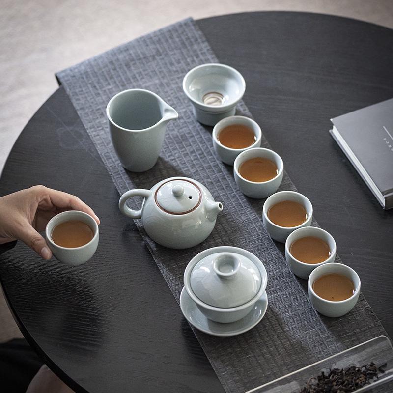 Ge Kiln Ceramic Tea Set Gift Box