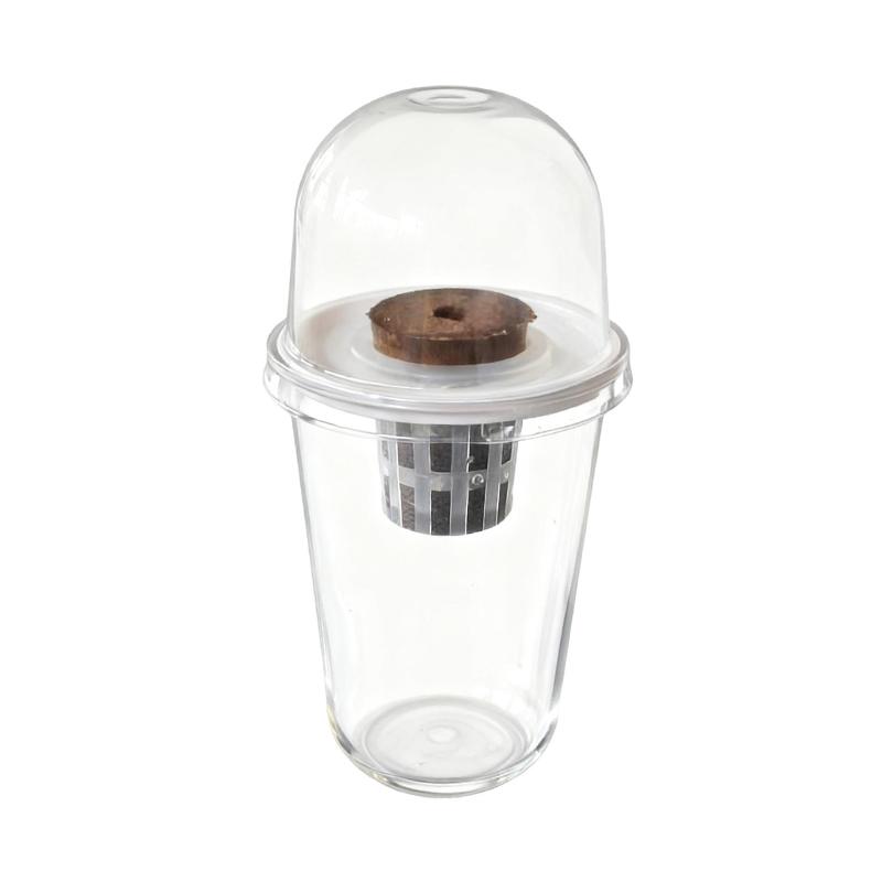 

1-5pc Visible Clear Plants Germination Cup Hydroponic Seed Planter Pots Reusable Durable Seed Starter Tray Plastic View Cups
