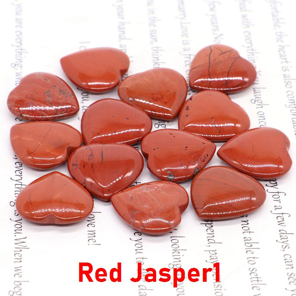 20Mm Mini Stone Heart Shape Crystal Home Decoracion Statue Natural Rose Quartz Reiki Healing Gemstone Pocket Gift Massage 5Pcs