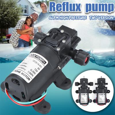 12V 6lpm 70W Self-Priming High Pressure Caravan Camping Boat Reflux Water Pump