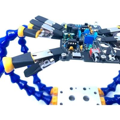 Octopus Design Welding Table Clamp 1-6 Arms Aluminum Alloy Base Welding Fixture Station Adjustable Flexible Arm