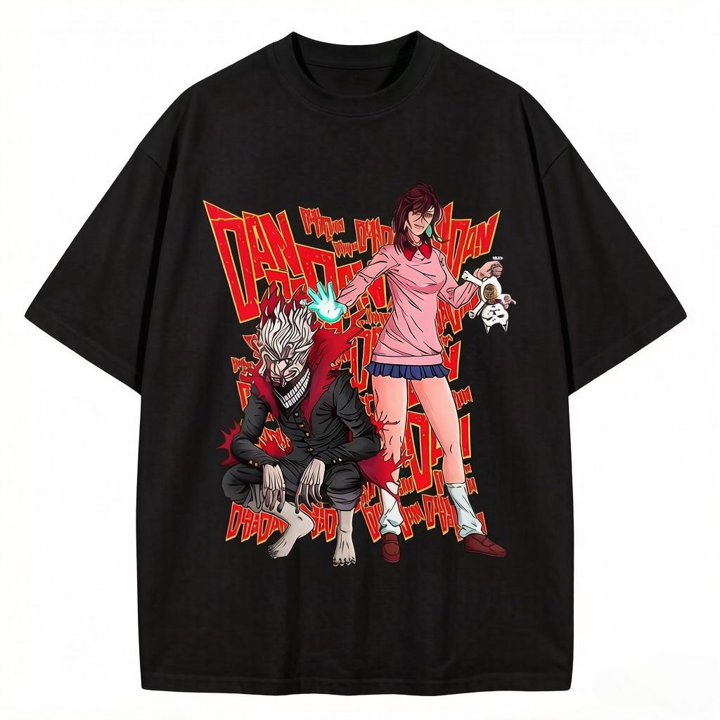 

Dandadan Okarun Tshirt Unisex Japanese Anime T Shirt Cartoon High Quality Cotton Tshirt Aesthetic Fashion Tee Male 4XL