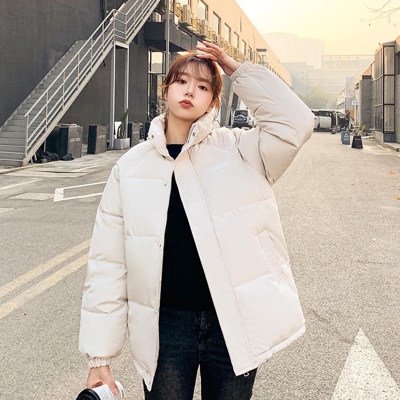 

Padded clothes short women s new loose padded clothes thickened padded jackets couple jackets S білий