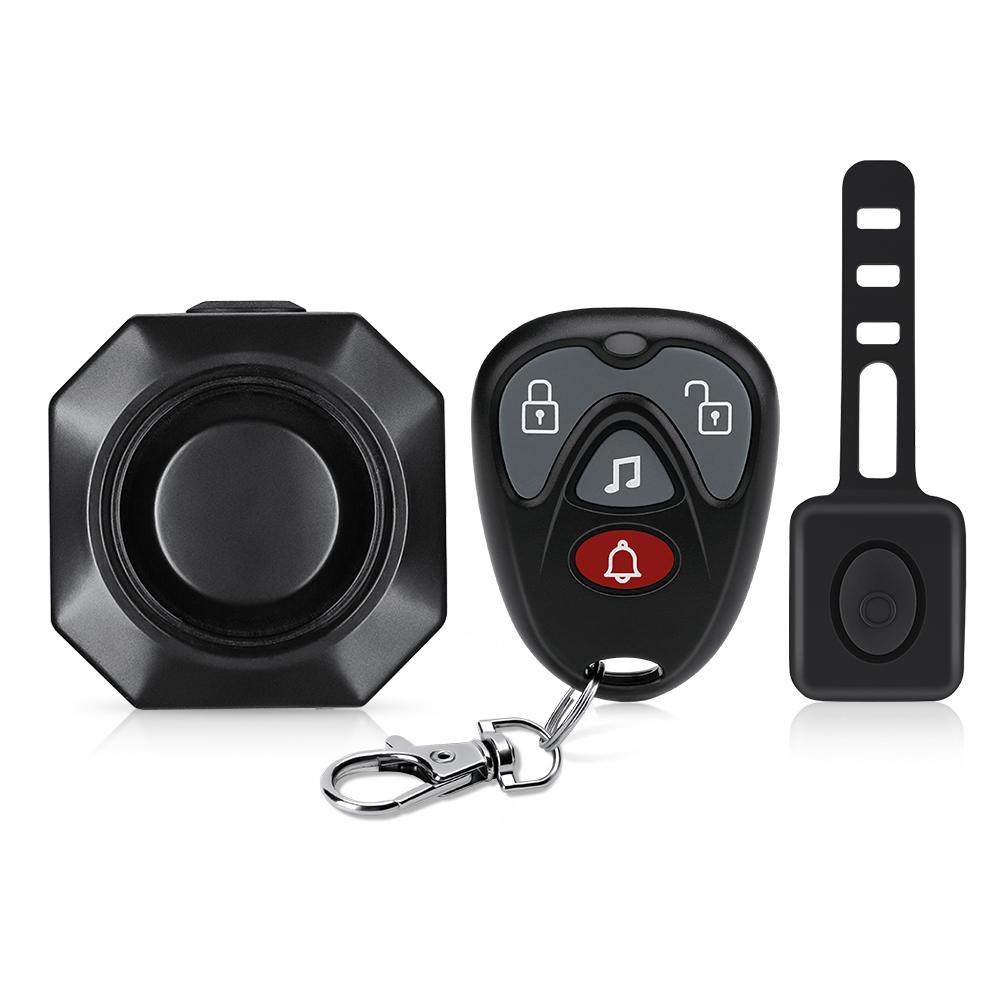 Wsdcam Vibration Motorcycle Alarm Waterproof Bicycle Burglar Alarm with Remote Control Anti Lost Security Sensor