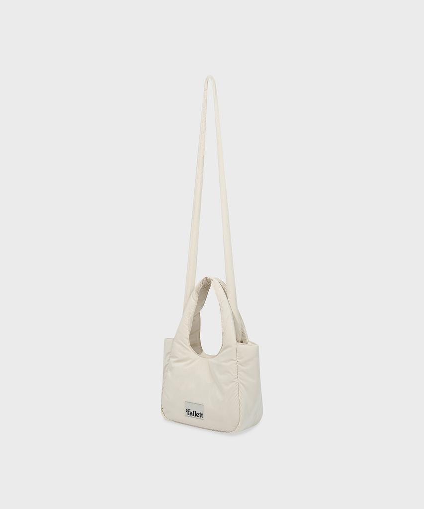 Fallett [24Fw] Two-Way Mini Padded Bag Ivory