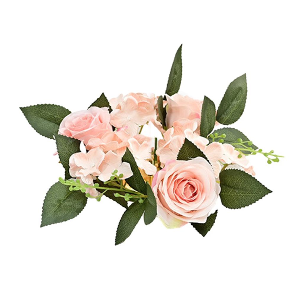 20cm Candlestick Wreath Candlestick Wreath Decoration European розовый
