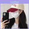 Stylish Women's Summer Baseball Cap Trendy Cotton Letter Design Sun Protection