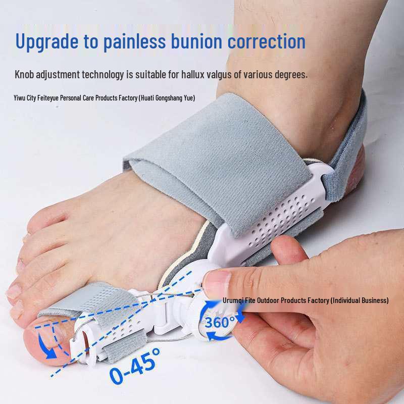 Adjustable Hallux Valgus Corrector for Foot Comfort and Alignment