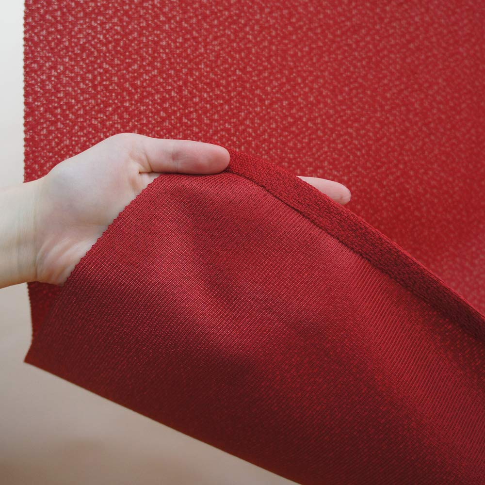 Lace Room for Hot Springs and 85 x 150 cm Flame-retardant Curtain, Divider, Half-length Curtain, Baths, (Dark Red, 11692A)