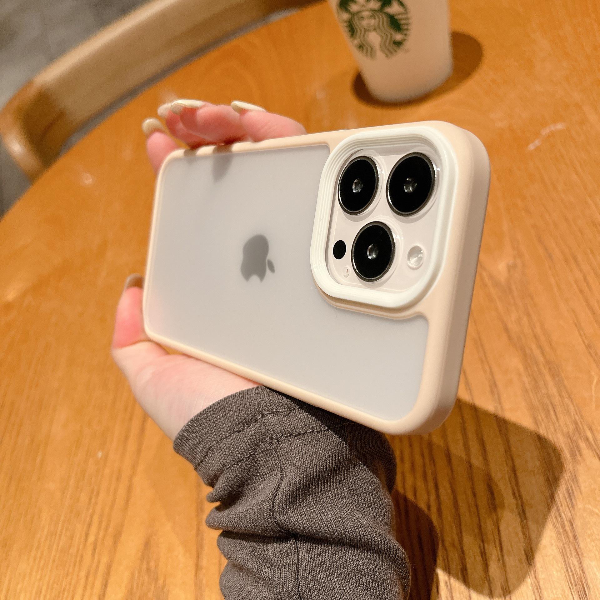 

Этот матовый противоударный чехол для iPhone15proMax подходит для чехлов Apple 16 с премиальным ощущением, контрастным цветом и текстурой кожи. iPhone16 розовый