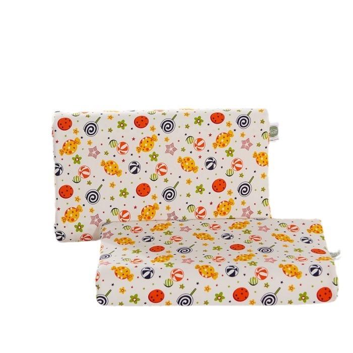 Thai Children's Latex Pillow Natural Cartoon Pillow Core Baby Cotton Cover Pillow Kindergarten Neck Protection Baby Pillow