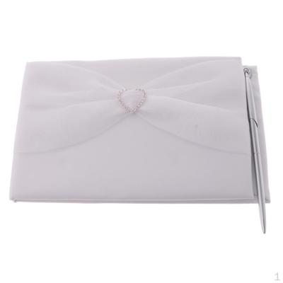 Elegant Wedding Guest Book And With Tulle Party Supply