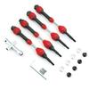 4 Pcs/2pcs Rear Drive Shaft Steel Driveshaft CVD for 1/10 Trxs Slash Rustler Hoss Stampede VXL 4X4 RC Car