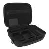 Action Camera Carrying Case Storage Bag PU 2 Way Zipper Soft Liner Camera Accessory with Shoulder Strap for Insta360