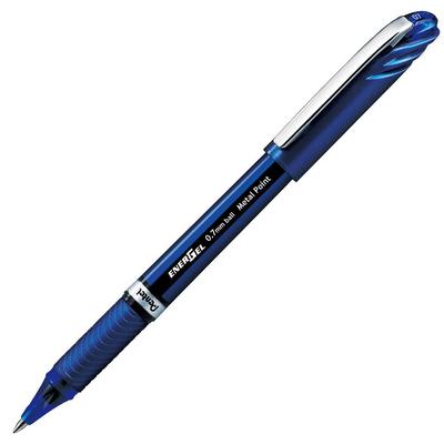 Pentel Długopis Żelowy EnerGel Euro Niebieski 10 Długopisów Długopis, 0,7 mm, Korpus, BL27-C,