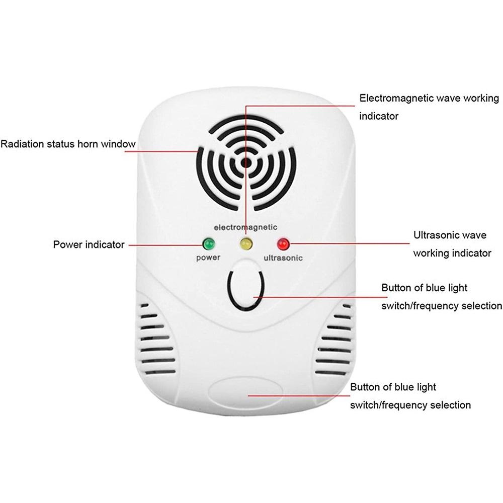 Ultrasonic Mosquito Repeller Indoor Rodent Repellent Pest Deterrent Ultrasonic Pest Repeller