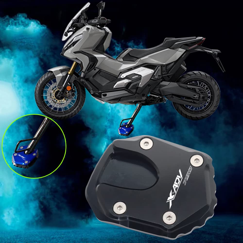 2022For Honda X-ADV750 X-ADV750 2020 2021 2022 Motorcycle CNC Kickstand Side Stand Expanding Extension Pad Support Accessories