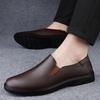 Fashion 2024 Minimalist Dress Flats for Men Business Shoes Lightweight Men's Genuine Leather Loafers Outdoor High Quality Driving Shoes