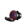 Quick Charge 3.0 duální USB nabíječka do auta Vodotěsná 12V/24V Qc3.0 USB rychlá nabíječka Zásuvka s dotykovým spínačem