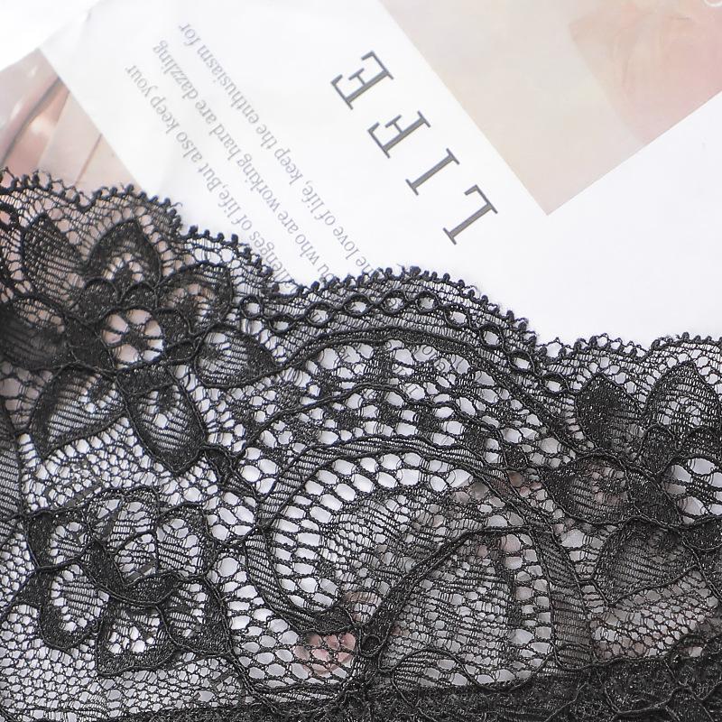 Sexy Lace Lingerie French Triangle Cup Women's Bra Without Underwire Ultra-thin Seamless Bra