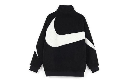 Nike Giacca Boa Reversibile con Grande Swoosh BQ6546-011