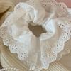 Elastic Hair Scrunchies Large Lace Ponytail Holder Suitable for Adult Hair Types