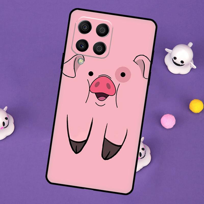 Cartoon Pig Cover For Samsung Galaxy M11 M51 M31 M33 M13 M23 M53 M15 M55 M14 M34 M54 M20 M32 M52 Case