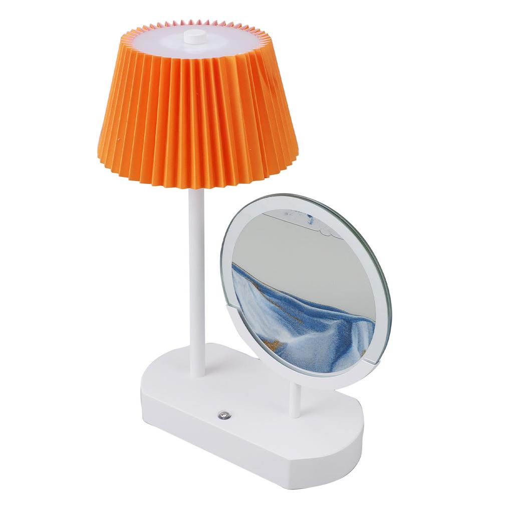 Moving Sand Art Desk Lamp Creative Cordless Touch Control Stepless Dimming 3 Color Quicksand Lamp